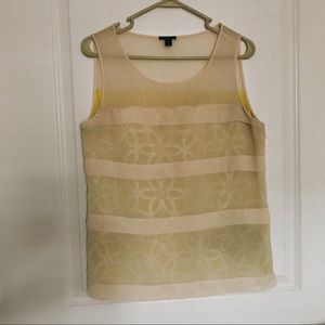 YELLOW, FLORAL, BOHO TOP